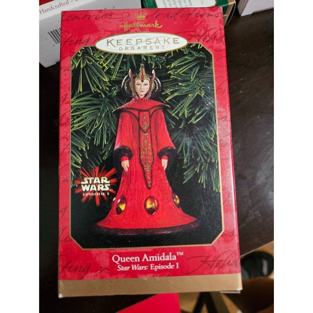 HALLMARK Keepsake "Queen Amidala" Star Wars: Episode I Ornament (1999) NIB